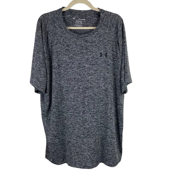 Under Armour Men’s Black & Gray The Tech Tee Size XXL - Picture 1 of 9